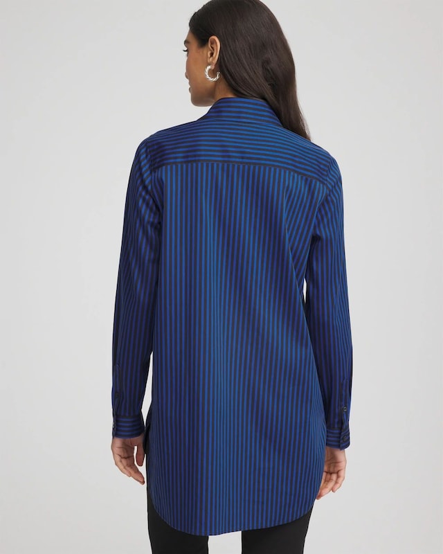 No Iron Slimming Striped Tunic - image 3